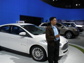 Lloyd Tran with Ford Focus Electric 